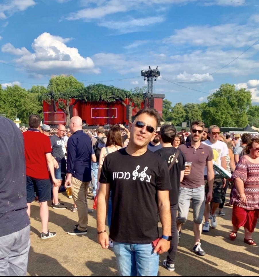 ניל יאנג ובוב דילן - הופעה בהייד פארק בלונדון